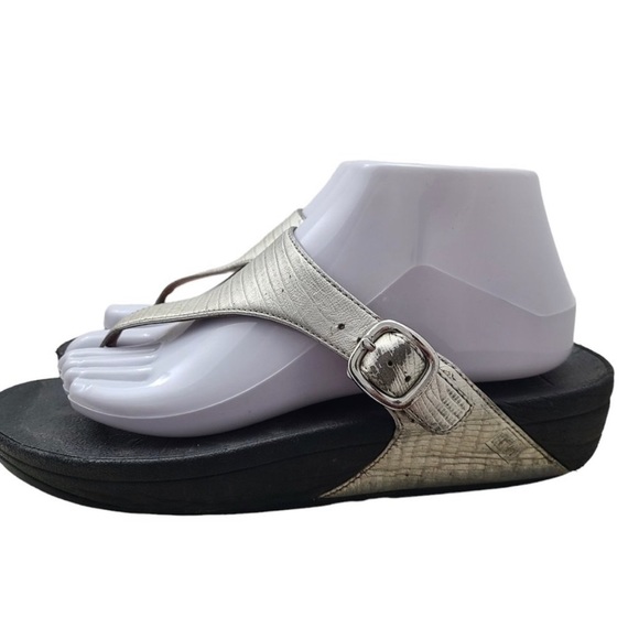 Fit Flop Sandals, Goldtone - Picture 2 of 8